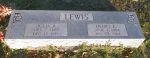 Gravestone: Henry E Lewis & Julia A Lewis (Belt)