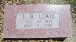 Gravestone: James Bracken Lewis