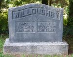 Gravestone: Aaron A Willoughby & Edney E Willoughby (Motley)