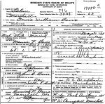 Death Certificate: Gervis W Davis