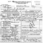 Death Certificate: Lewis C Gilbreath
