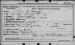 Death Certificate: Ann LeFevour (Markey)