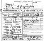 Death Certificate: Thomas J Moore