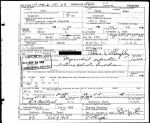 Death Certificate: Tesie T Willoughby