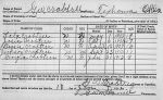 School Enrollment Card 1922: Crabtree Siblings