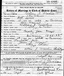 Marriage Certificate: William J Marchino, Jr & Beverly Mayer