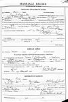 Marriage Receord: Tesie T Willoughby & Addie May Crabtree