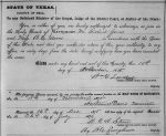 Marriage License: Robert Jones & Barbara E Moore