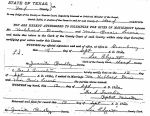 Marriage License: Hubbard Davis and Bessie E Lewis