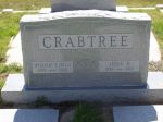 Gravestone: William T. Crabtree & Jessie B. Crabtree (Burroughs)