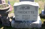 Gravestone: Ernest R Fredette & Rosanna D Fredette (Smith)