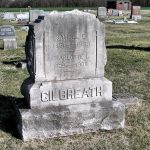 Gravestone: Samuel E Gilbreath & Charlotte L Gilbreath (Carter)
