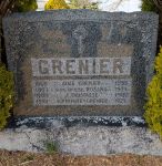 Gravestone: Aime Greiner, Rosana Grenier (Theroux) & Alphonse Grenier