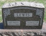 Graves: Charles Monroe Lewis & Ada Belle Lewis (Chapman)