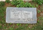 Gravestone: Jesse Lee Lewis
