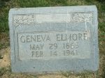 Gravestone: Geneva Elmore (Long)