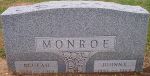 Gravestone: John Monroe & Beulah B Monroe (Willoughby)