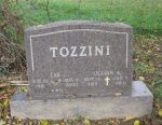 Gravestone: Ivio 'Lee' Tozzini & Lillian A Tozzini (Balcom)