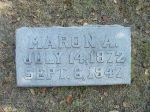 Gravestone: Marion A Willoughby